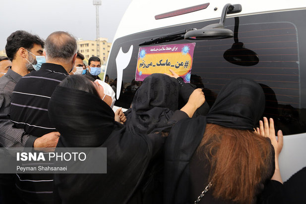 مراسم تشییع پیکر محمود یاوری