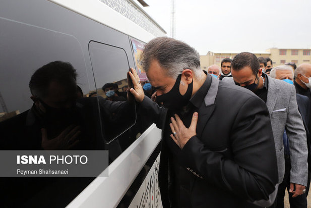 مراسم تشییع پیکر محمود یاوری