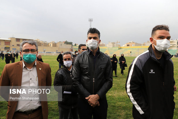 مراسم تشییع پیکر محمود یاوری