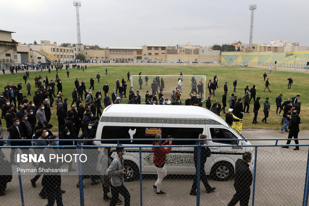 مراسم تشییع پیکر محمود یاوری