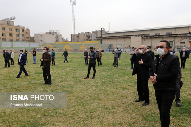 مراسم تشییع پیکر محمود یاوری