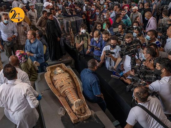 کشف تابوتهای مصر باستان