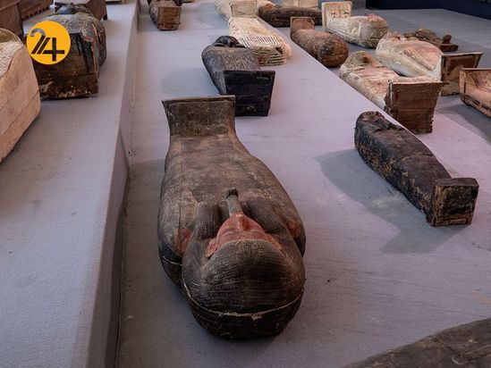 کشف تابوتهای مصر باستان