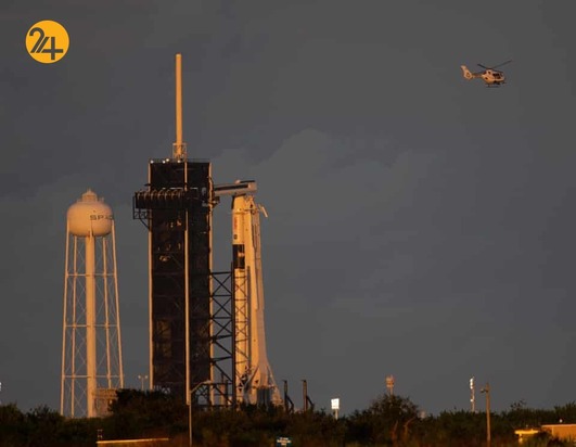 فضاپیمای اسپیس ایکس چهار فضانورد را به فضا برد