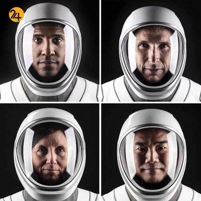 فضاپیمای اسپیس ایکس چهار فضانورد را به فضا برد