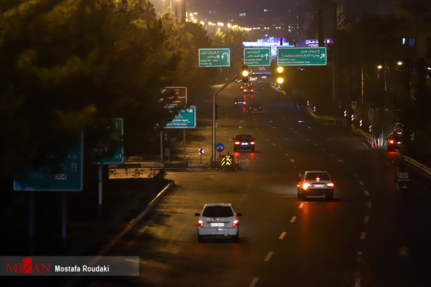 منع تردد شبانه در تهران
