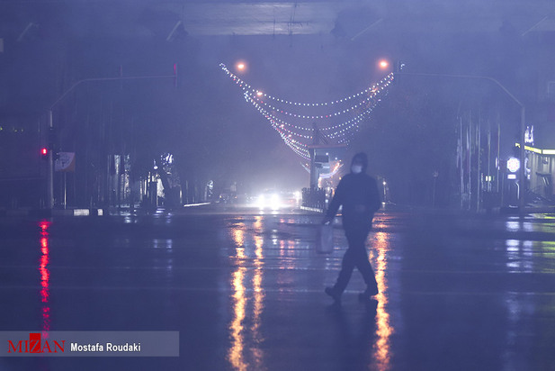 منع تردد شبانه در تهران