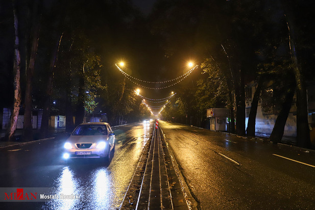 منع تردد شبانه در تهران