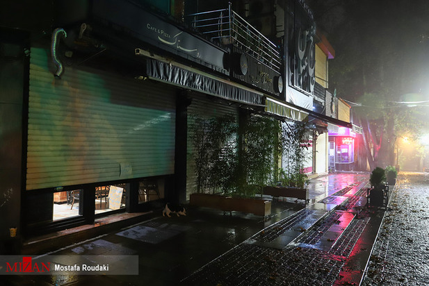 منع تردد شبانه در تهران