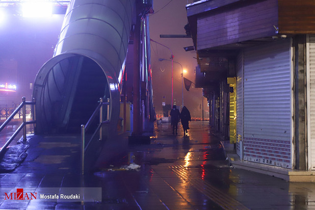 منع تردد شبانه در تهران