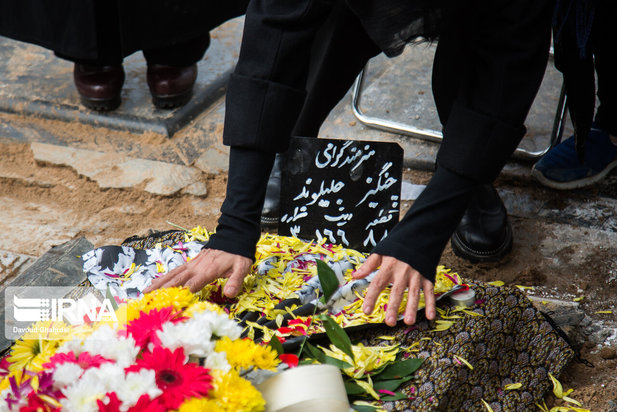 تشییع پیکر چنگیز جلیلوند