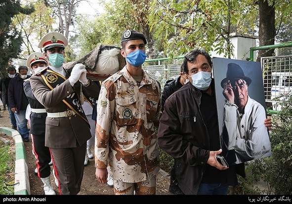 تشییع پیکر کامبوزیا پرتوی