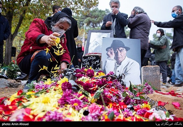 تشییع پیکر کامبوزیا پرتوی