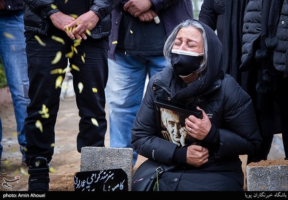 تشییع پیکر کامبوزیا پرتوی