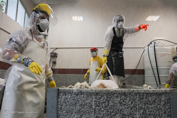 غسالخانه آخرین ایستگاه کرونایی‌ها