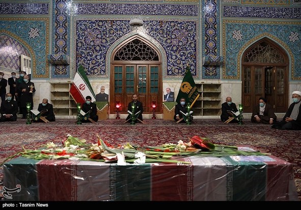 تشییع جنازه محسن فخری‌زاده