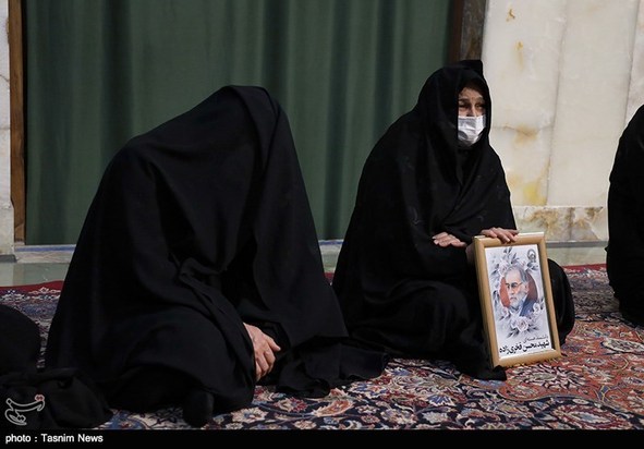 تشییع جنازه محسن فخری‌زاده