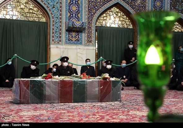 تشییع جنازه محسن فخری‌زاده