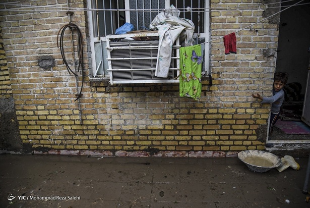 رفع آبگرفتگی اهواز توسط نیروهای مردمی