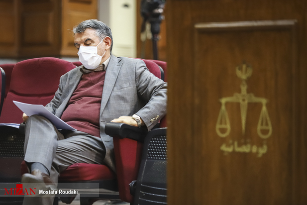 جلسه دادگاه پوری حسینی رئیس سازمان خصوصی سازی