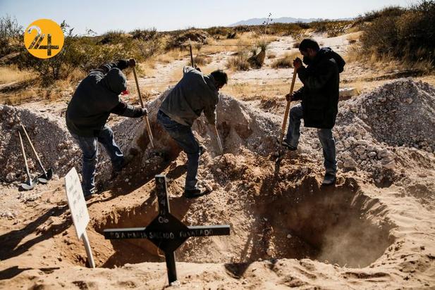 اجساد کرونایی در سینه قبرستان