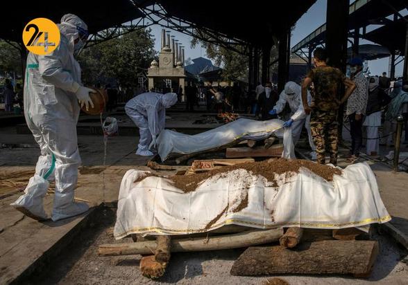 اجساد کرونایی در سینه قبرستان