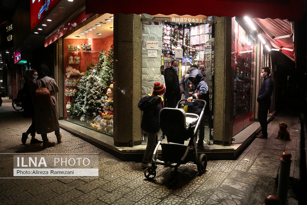 تهران در آستانه سال نو میلادی
