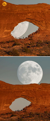 زیباترین تصاویر از ماه