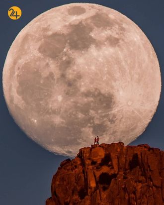 زیباترین تصاویر از ماه