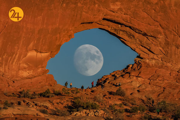 زیباترین تصاویر از ماه