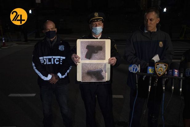 تیراندازی مقابل کلیسای سنت جان نیویورک