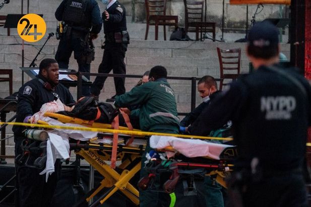 تیراندازی مقابل کلیسای سنت جان نیویورک