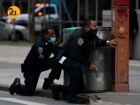 تیراندازی مقابل کلیسای سنت جان نیویورک