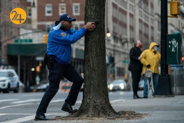 تیراندازی مقابل کلیسای سنت جان نیویورک