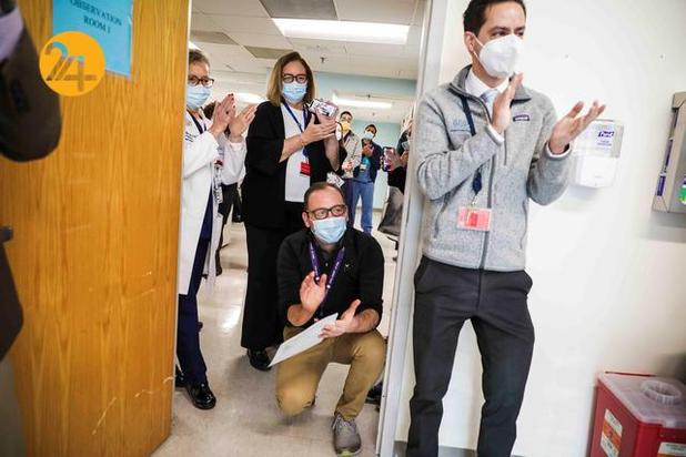 اولین کسانی که در آمریکا واکسینه شدند