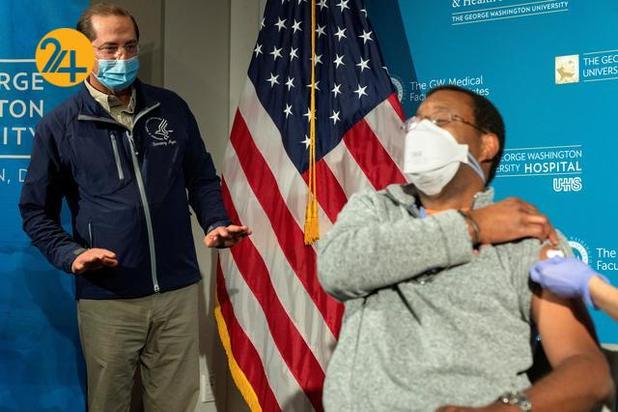 اولین کسانی که در آمریکا واکسینه شدند