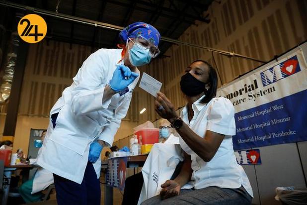 اولین کسانی که در آمریکا واکسینه شدند