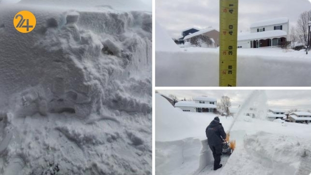 نیویورک مدفون در برف