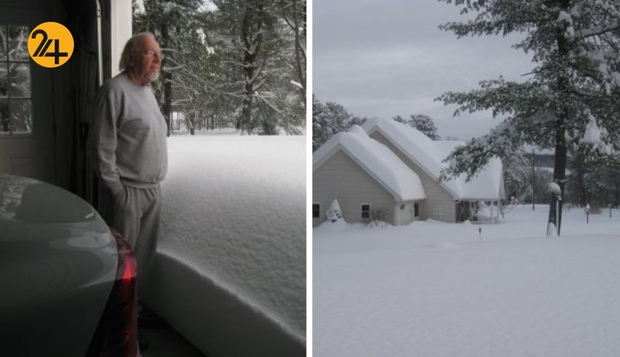 نیویورک مدفون در برف