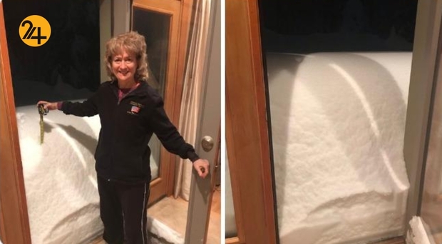 نیویورک مدفون در برف