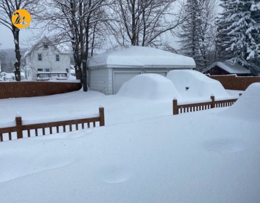 نیویورک مدفون در برف