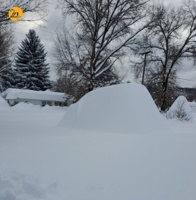 نیویورک مدفون در برف