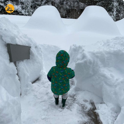 نیویورک مدفون در برف