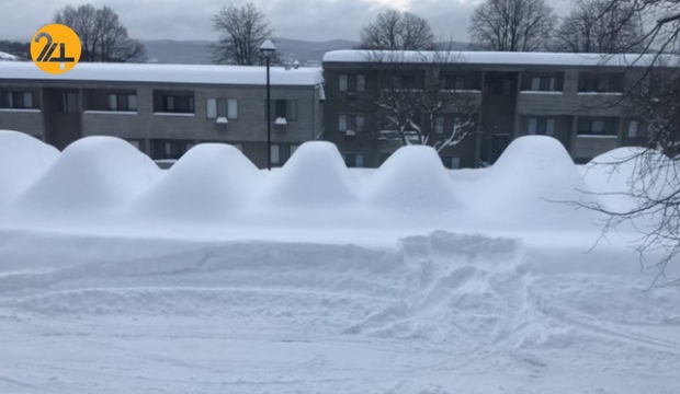 نیویورک مدفون در برف