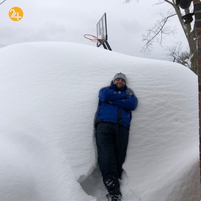 نیویورک مدفون در برف