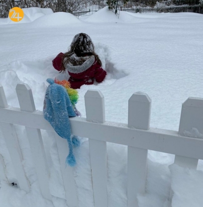 نیویورک مدفون در برف