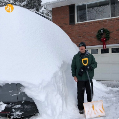 نیویورک مدفون در برف