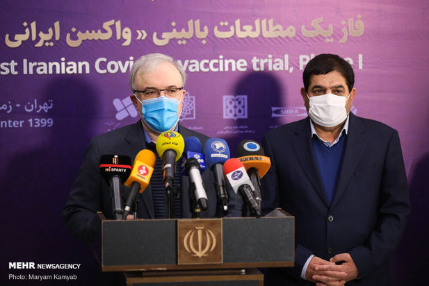 تست انسانی واکسن ایرانی کرونا