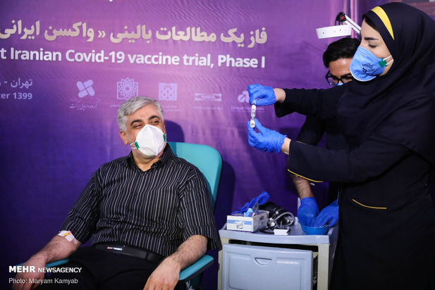 تست انسانی واکسن ایرانی کرونا