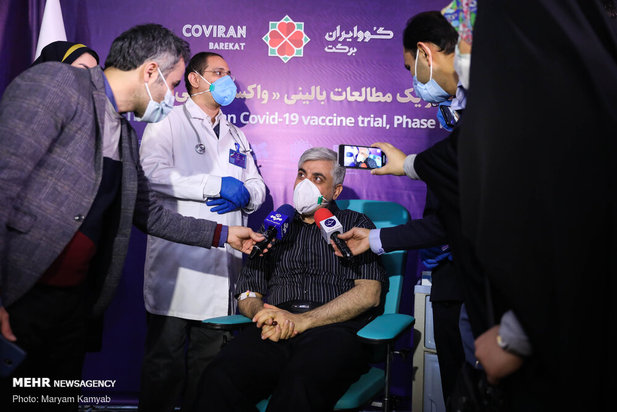 تست انسانی واکسن ایرانی کرونا